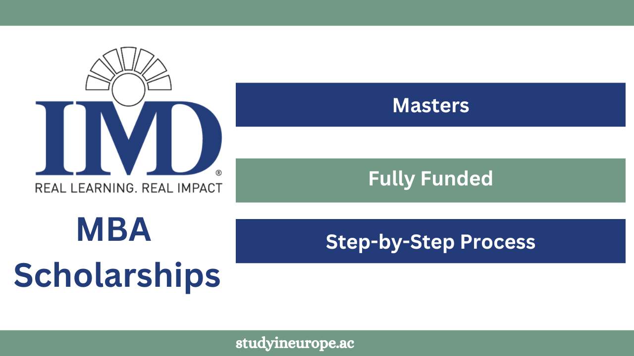 IMD MBA Scholarships 2025 (Application Process)